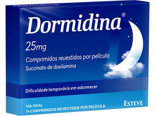 COMPRIMIDOS DORMIDINA 25MG 14UN