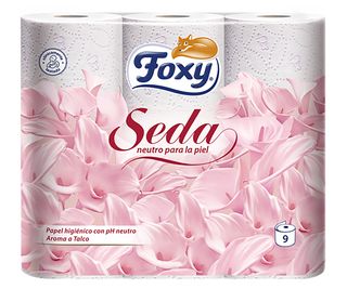 Papel Higienico Seda Foxi  9 Rollos