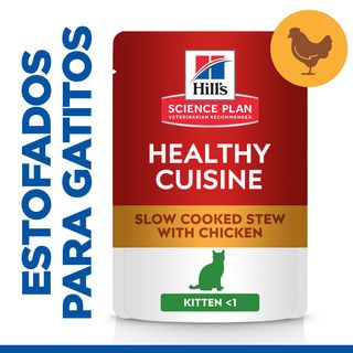 Hill’S Science Plan Kitten Healthy Cuisine Estofado De Pollo Y Verduras Sobre 0.08Kg