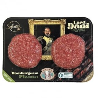 Hamburguesa De Picaña Angus De Vacuno Carrefour Selección Lord Dani 300 G