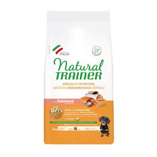 Natural trainer sensitive no gluten mini adult con salmone 2kg