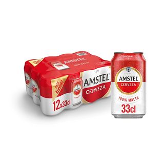 Cerveza Rubia Pack Latas Amstel 12X330 Ml