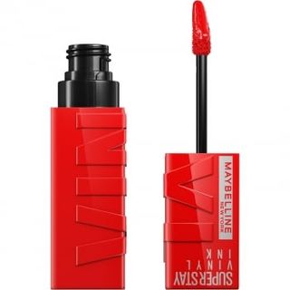 Pintalabios Efecto Vinilo Larga Duración Superstay Vinyl Ink 16H Tono 25 Red-Hot Maybelline New York 1 Ud.