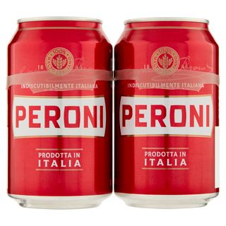Peroni Birra Lattina 33 Cl X 2