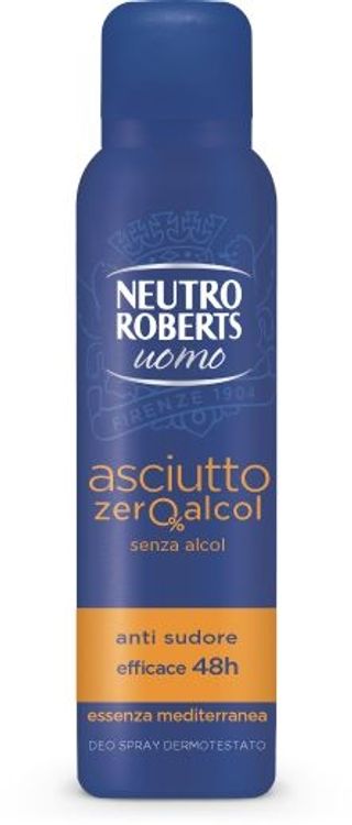 NEUTRO ROBERTS DEODORANTE UOMO ASCIUTTO ESSENZA MEDITERRANEA SPRAY 150ML   MAN5618