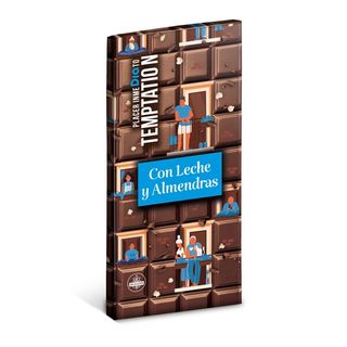 Chocolate con Leche y Almendras Partidas Dia Tableta 150 Gr.