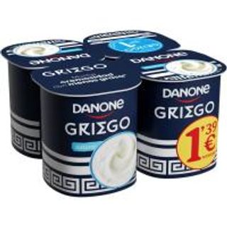 Yogur Griego Natural Danone, Pack 4X115 G (25474156)