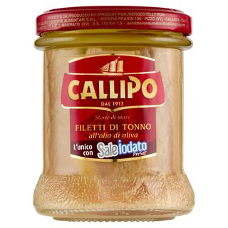 FILETTI TONNO CALLIPO G.176 O.OLIVA