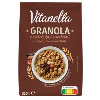 Vitanella Granola z czekoladą i orzechami, 350 g