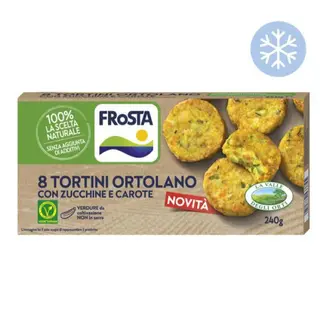FRoSTA Tortini Ortolano Zucchine e Carote 240g