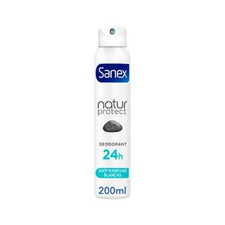 Desodorante Spray Sanex Natur Protect 24H Anti-Manchas Blancas Con Piedra De Alumbre 200Ml (8718951465121)