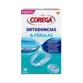 COREGA Ortodoncias Y Ferulas Clean & Fresh 36 Tabletas (278572)