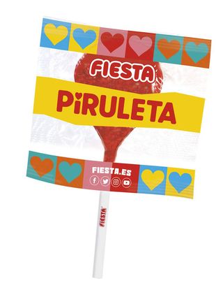 Piruleta Corazon Cereza 13Gr Fiesta