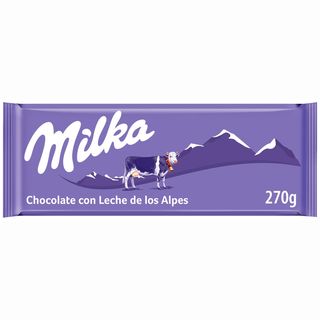 Milka tableta de chocolate con leche 270 g