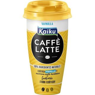 Caffe Latte Vainilla Kaiku, Vaso 230 Ml