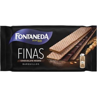 Barquillo De Chocolate Negro Fontaneda Finas, Paquete 92 G (26250746)