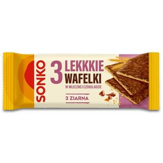 Sonko Wafelki lekkie w mlecznej czekoladzie, 36 g