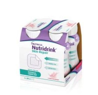 Nutridrink Skin Repair, smak truskawkowy, płyn 4 szt. x 125 ml
