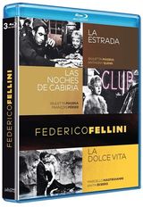 Federico Fellini  Pack 3 Peliculas: La Strada, Las Noches De Cabiria, La Dolce Vita - Blu-Ray (8421394418660)
