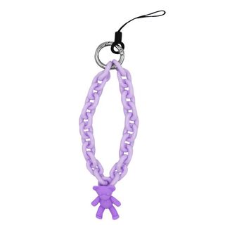 Charm Cadena con Osito - Woo oow - Morado 8435638069266