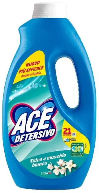 Ace Detersivo Lavatrice Liquido Talco E Muschio 21 Lavaggi Fat2076