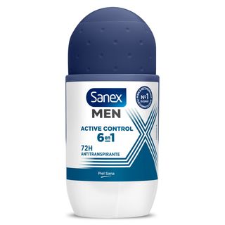 Desodorante Roll-On Men Active Control 72H Sanex Bote 50 Ml
