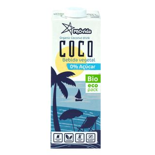 Bebida Vegetal de Coco sem Açúcar Provida (emb. 1 lt)