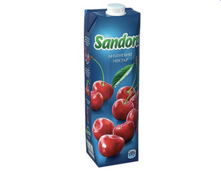 Nektar wiśniowy klarowany pasteryzowany "Sandora" 950ml