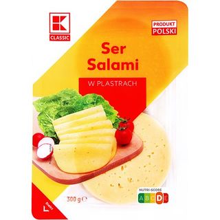 K-Classic Ser salami plastry 300 g
