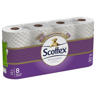 Papel Higienico Acolchado Scottex 9 Rollos