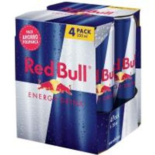 Bebida Energética Red Bull 4X25 Cl. (4581955)