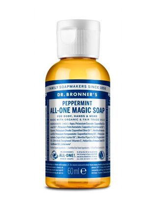Jabón Líquido de Menta 60ml Dr. Bronner'S