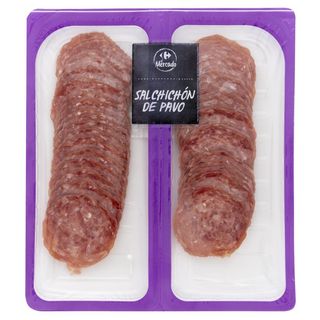 Salchichón De Pavo Carrefour 2 X 75 Gr.