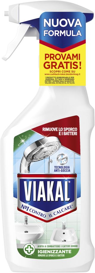 VIAKAL DETERGENTE ANTICALCARE IGIENIZZANTE SPRAY 470ML   PRO1235