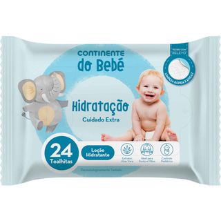Toalhitas Bebé Hidratação Continente do Bebé (emb. 24 un)