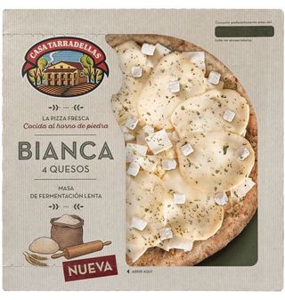 Pizza Tarradella 4 Quesos Lenta Fermentación 400 G