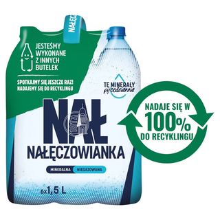 Nałęczowianka Naturalna woda mineralna niegazowana 6 x 1,5 l