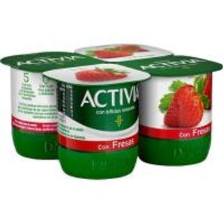 Bifidus Activia Con Fresa Danone 4X120 Gr. (179192)