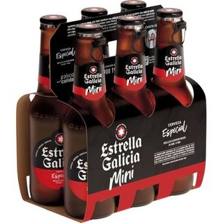 Cerveza Estrella Galicia Mini Botella Pack 6X20 Cl