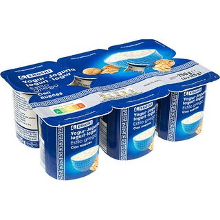 Yogur Griego Con Nueces Eroski, Pack 6X125 G (25965385)