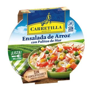 CARRETILLA Ensalada Arroz Palitos De Cangrejo Piña, 220G
