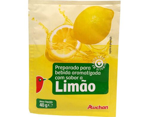 BEBIDA AUCHAN INSTANTÂNEA LIMÃO 40G