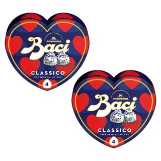 Pack 2x Baci Perugina Classico Cioccolatini Fondenti San Valentino 50g