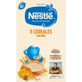 Papilla 8 Cereales Con Miel Nestlé, Caja 475 Uds (25531393)