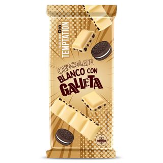 Chocolate Blanco Con Galleta Temptation De Dia 100 Gr.