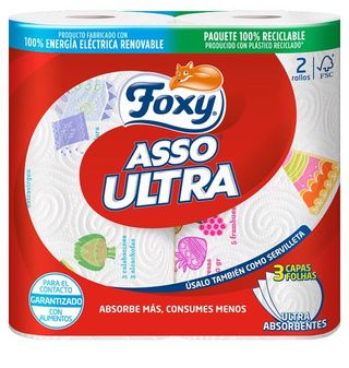 Papel Cocina Foxy Asso Ultra 2 Uds.