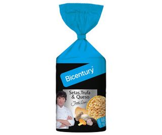 Tortitas de Maíz Sabor A Setas Trufa y Parmesano Bicentury 124 G.