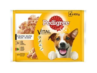 Pedigree Pollo Y Cordero Gelatina En Bolsita Para Perros - Multipack 0.4Kg