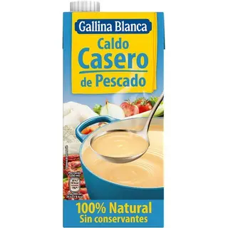 Caldo Casero De Pescado Gallina Blanca, Brik 1 Litro