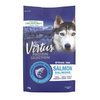 Virtus dog protein selection adult salmone no grain 2kg